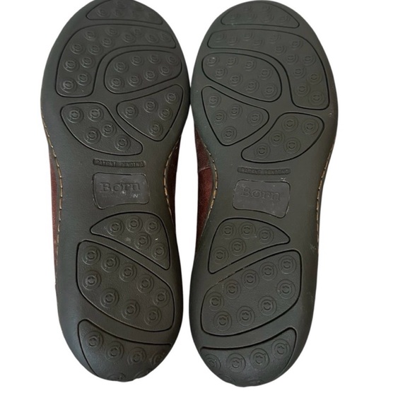 Born Men's Rich Brown Leather Slip-Ons - Picture 5 of 7